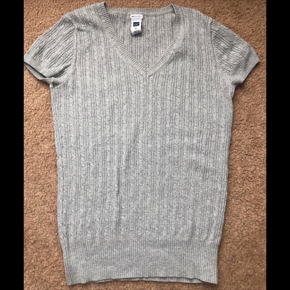 V-Neck Knit Top